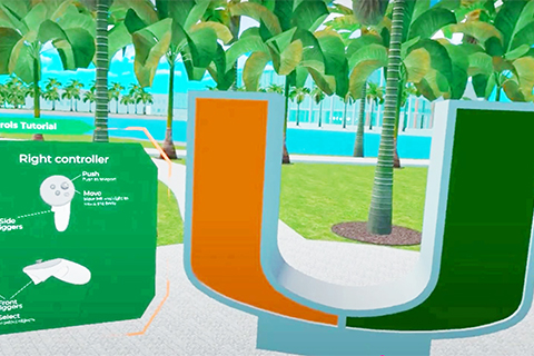 University of Miami First Year Directions virtual campus