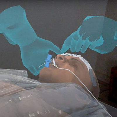 Mixed Reality Simulated "Escape OR" for Teaching in Anesthesia